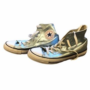 Metallic Blue Converse